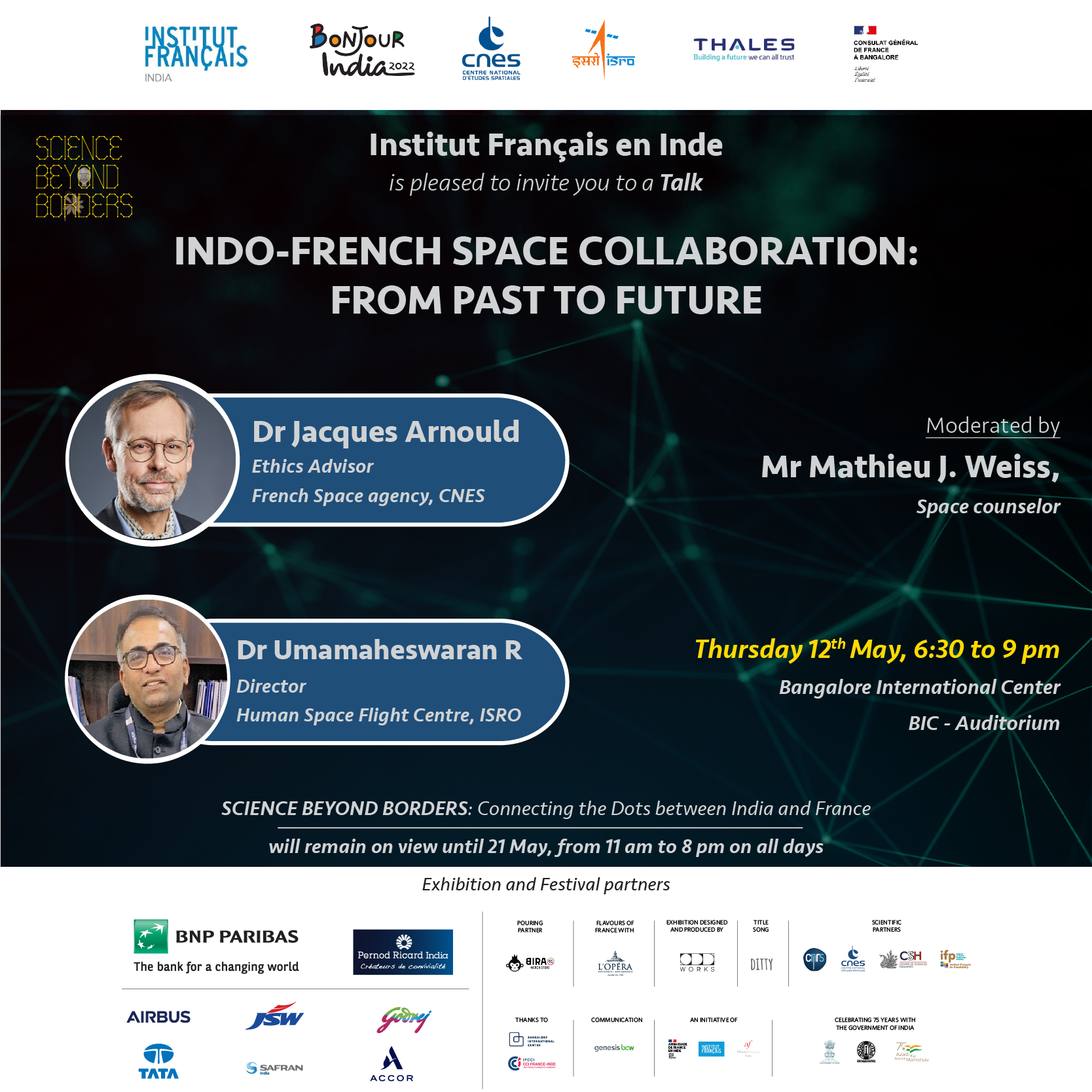 Science Beyond Borders – Discussion on space collaboration – 12 May 2022