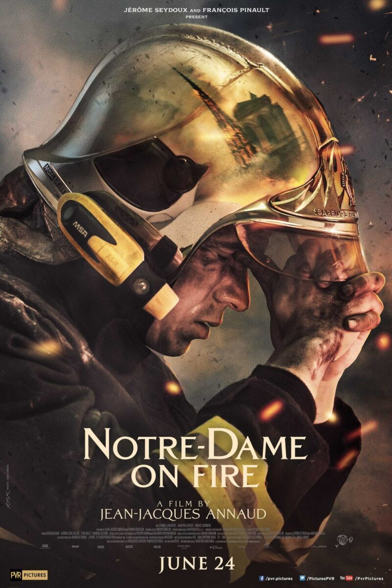 Notre Dame On Fire
