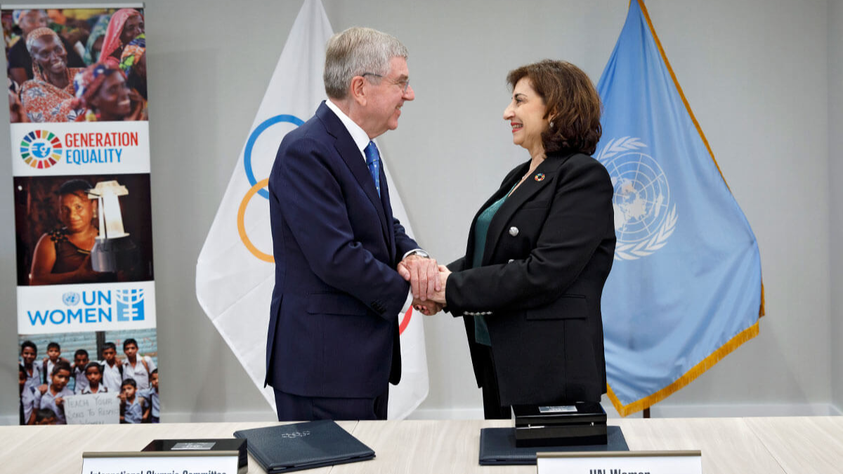 The International Olympic Committee and UN Women sign new agreement to advance gender equality through sport
