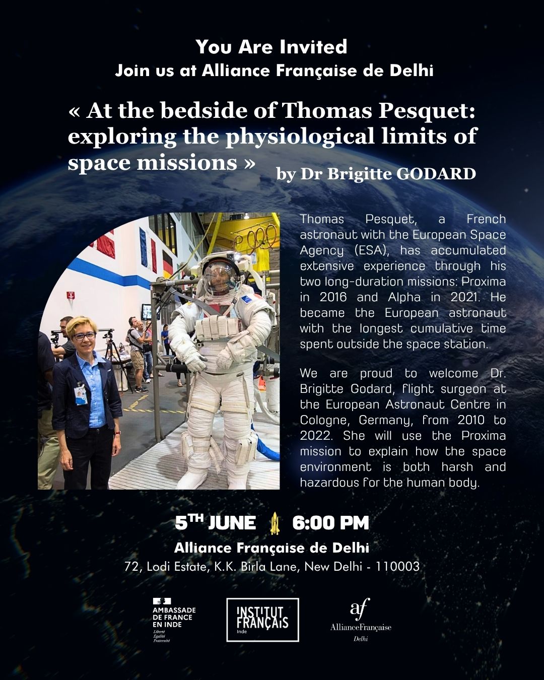 Dr Godard in New Delhi